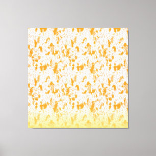 Toile Motif textile avec orange et gol vibrants