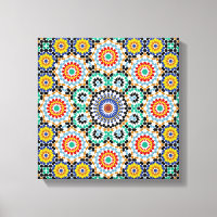 Motif traditionnel bohème mosaïque marocaine