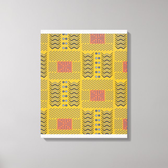 Toile Motif tribal africain (Recto)