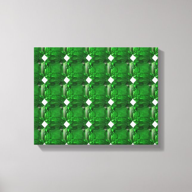 Toile Motif vert (Recto)