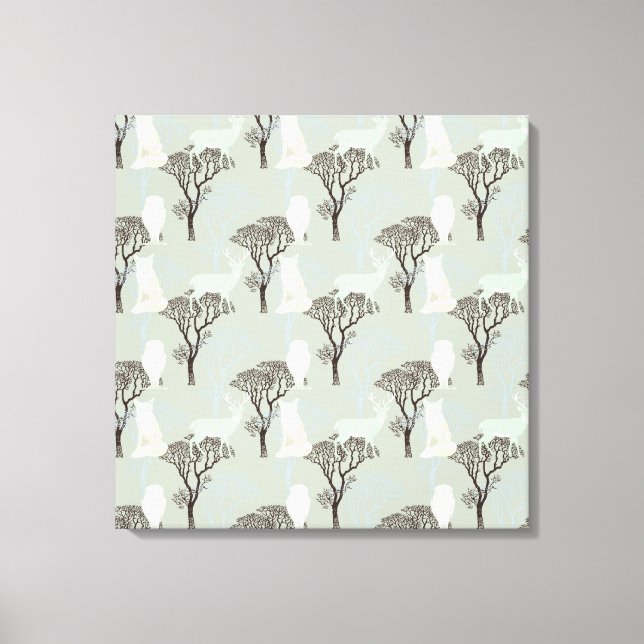 Toile Motif Woodland (Recto)