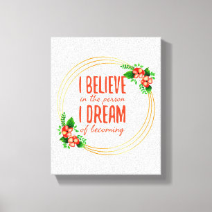 Toile Motivation des paroles pour le succès et la lutte 