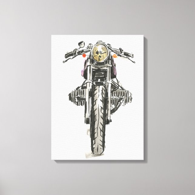Toile Moto en encre II (Recto)