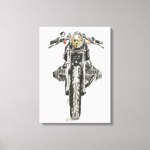 Toile Moto en encre II