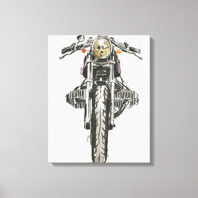 Toile Moto en encre II (Recto)
