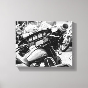 Toile Moto Motorbike Bikers Ride Riders Détails
