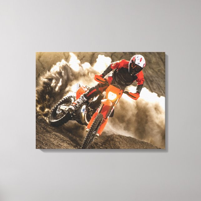 Toile Motocross Rider (Recto)