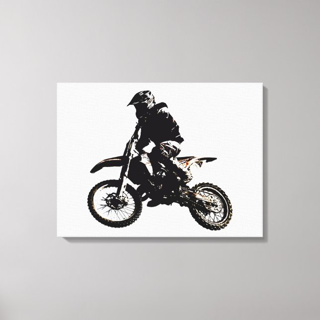 Toile Motorcyle Sport Réussite Motivation (Recto)
