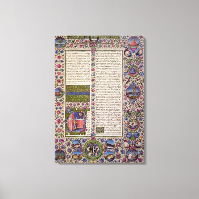 Toile Mots d'ouverture de Leviticus (Recto)