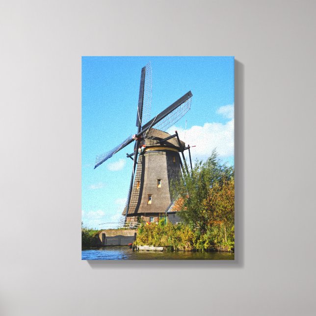 Toile Moulin à vent hollandais (Recto)