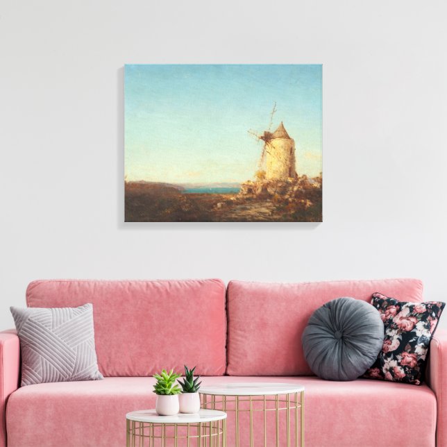 Toile Moulin De Saint-Miter, Près De Martigues (Insitu(Salon))
