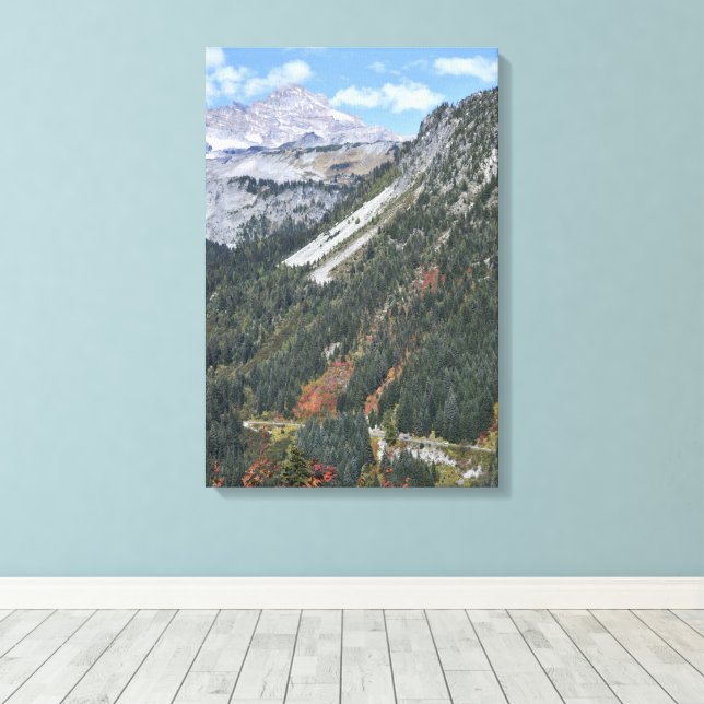 Toile Mount Rainier National Park Scenic Canyon (Insitu (Plancher de Bois))