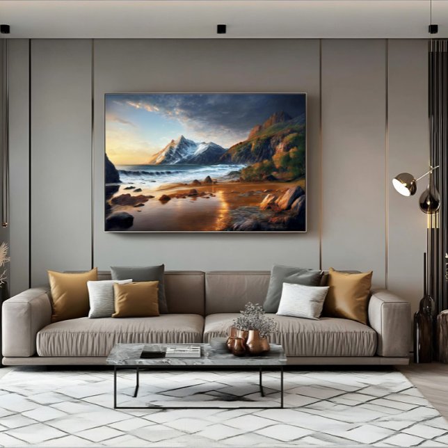 Toile Mountain Sunset (Créateur téléchargé)