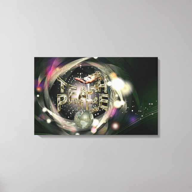 Toile Mouvement pour la paix (Recto)