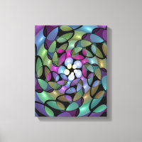 Mouvements colorés Abstrait Trippy Fractal Art