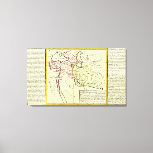 Toile Moyen-Orient, Turquie, Iran (Recto)