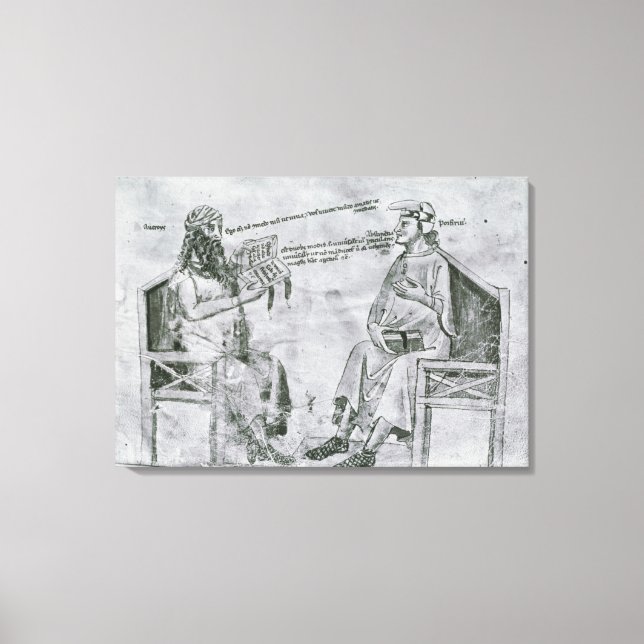 Toile Moyennes en conversation avec Porphyry (Recto)
