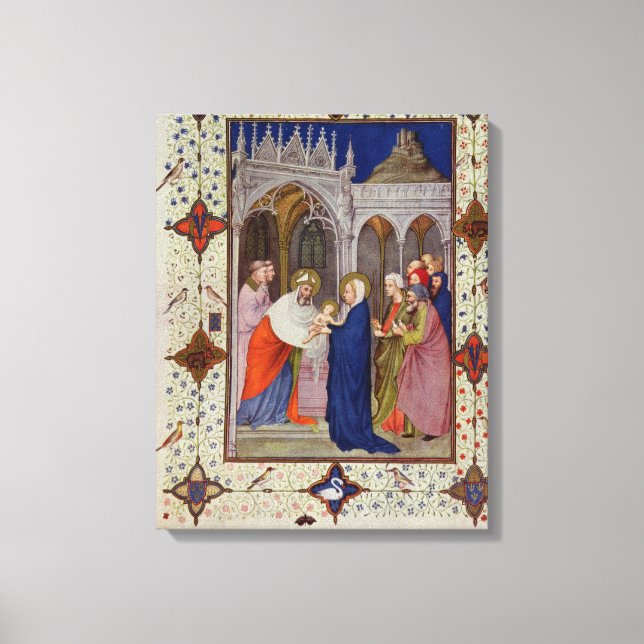 Toile MS 11060-11061 Heures de Notre Dame : None, The Pr (Recto)