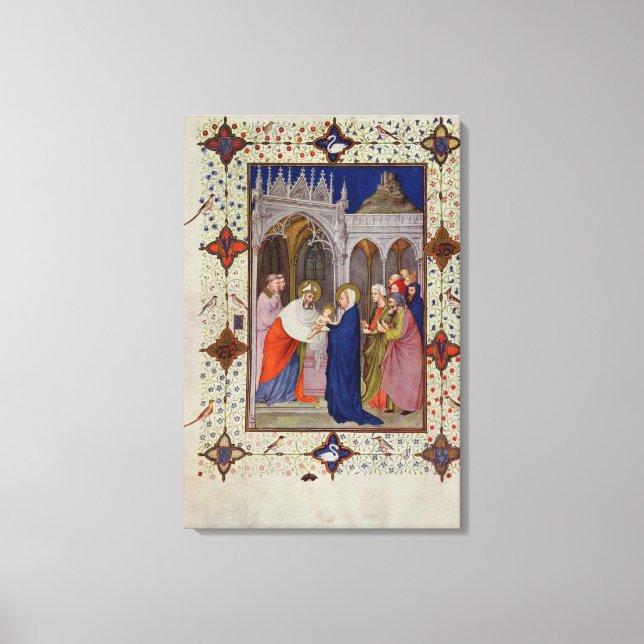 Toile MS 11060-11061 Heures de Notre Dame : None, The Pr (Recto)