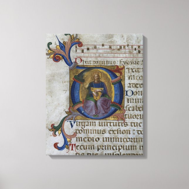 Toile Ms 531 f.169v Historiated initial 'D' depicting Ki (Recto)