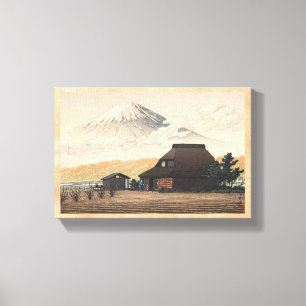 Toile Mt. Fuji depuis Narusawa Hasui Kawase shin hanga a