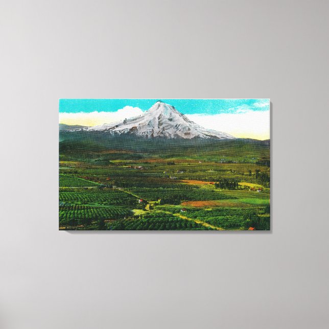 Toile Mt Hood de Hood River ValleyHood River, OU (Recto)