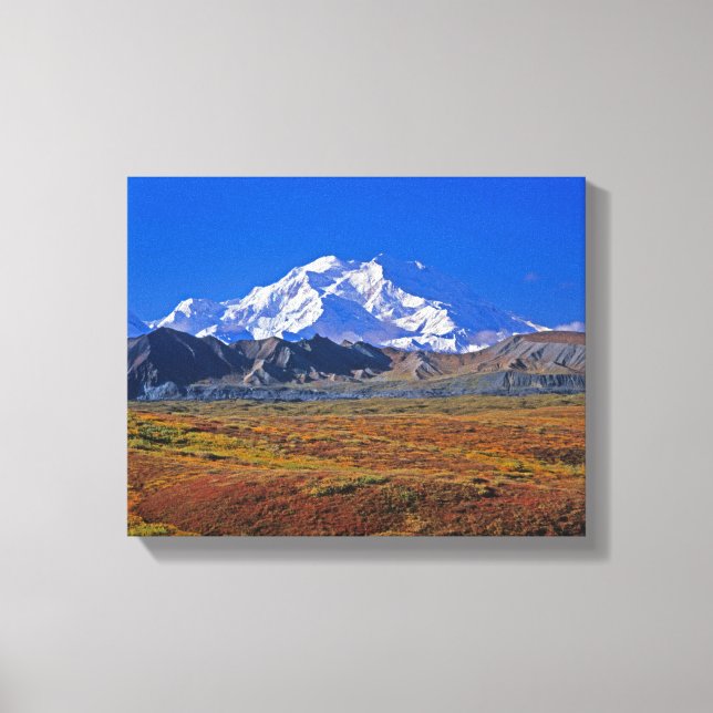 Toile Mt . McKinley Parc national de Denali , Alaska. (Recto)