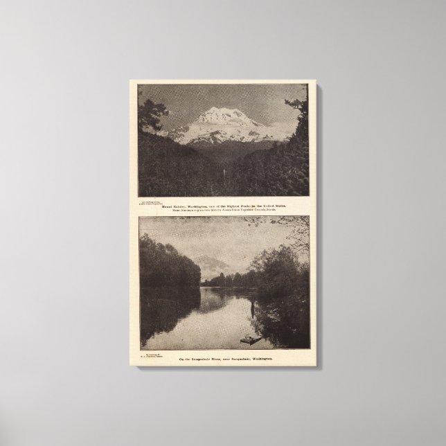 Toile Mt Rainier Snoqualmie R (Recto)