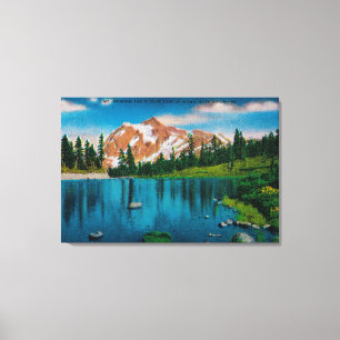 Toile Mt. Shuksan et lac picture, WA