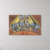 Mt. Vernon, New York - Scènes de grandes lettres