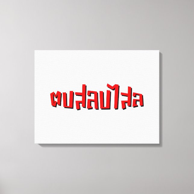 Toile Muay Thai ♥ Dop Salop Salai décollé (Recto)