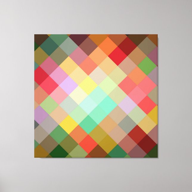 Toile Multicolor Diamond Seamless 2 (Recto)