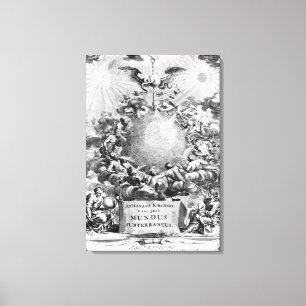 Toile Mundus Subterraneus par Athanasius Kircher