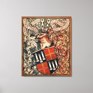 Toile Municipalité de Maldegem, Belgique (CoA Vintage)