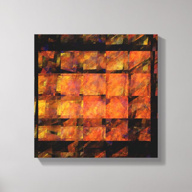 Toile Mur Art Abstrait noir et blanc (Recto)
