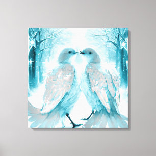 Toile *~* Mur Artsy Inséparables AP54 Art Winter