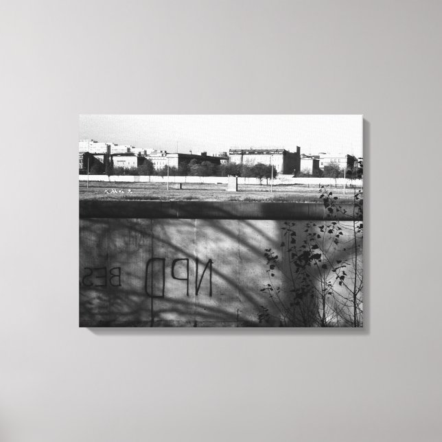 Toile Mur Berlin Allemagne vintage (Recto)