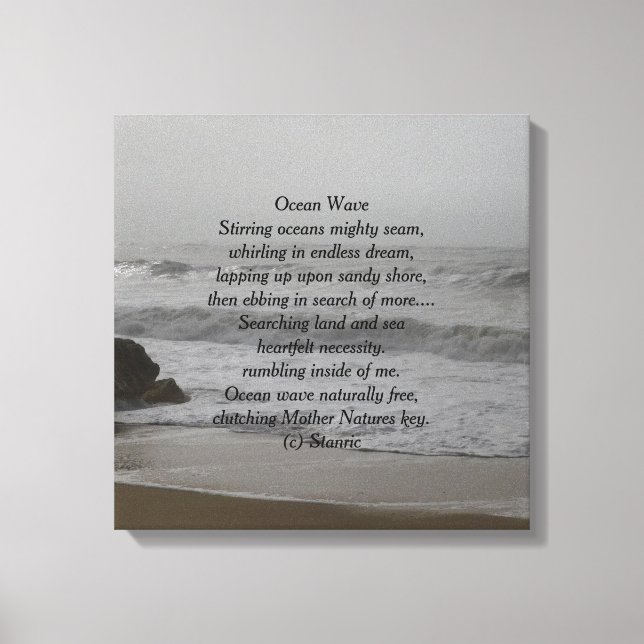 TOILE MUR D'ART ET DE DESIGN DE CANVAS (Recto)