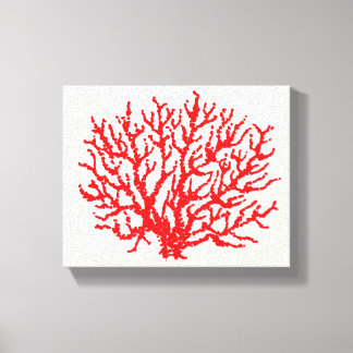 Toile Mur de corail de la mer Rouge