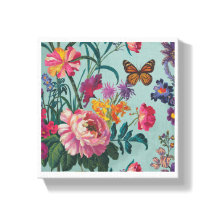 mur de fleurs