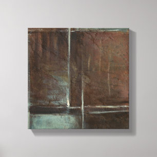 Toile Mur en brique rouge et gris