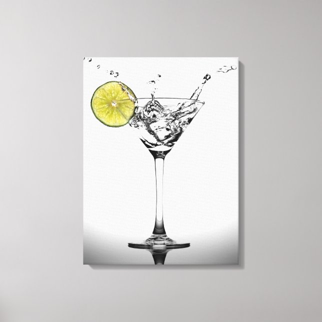 Toile Mur "Martini and A Splash" (Recto)