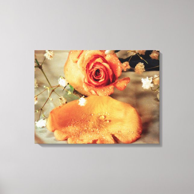 Toile Mur rose doré (Recto)