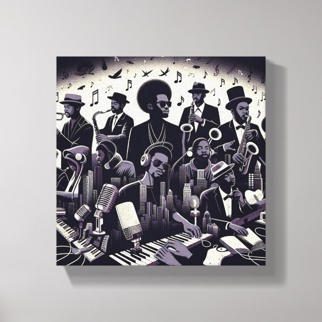 Toile murale "Harmonie dévoilée" (Recto)