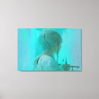 Toile murale Rêves de turquoise chuchotants