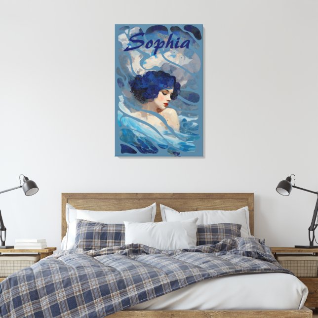 Toile Murmures de la Déesse de l'Océan (Insitu(Chambre))