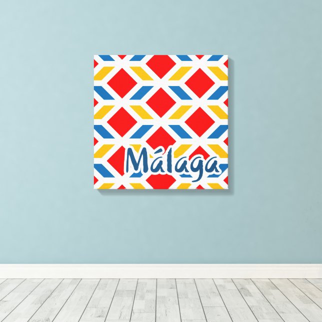 Toile Murs de rue de Malaga 2 (Insitu (Plancher de Bois))