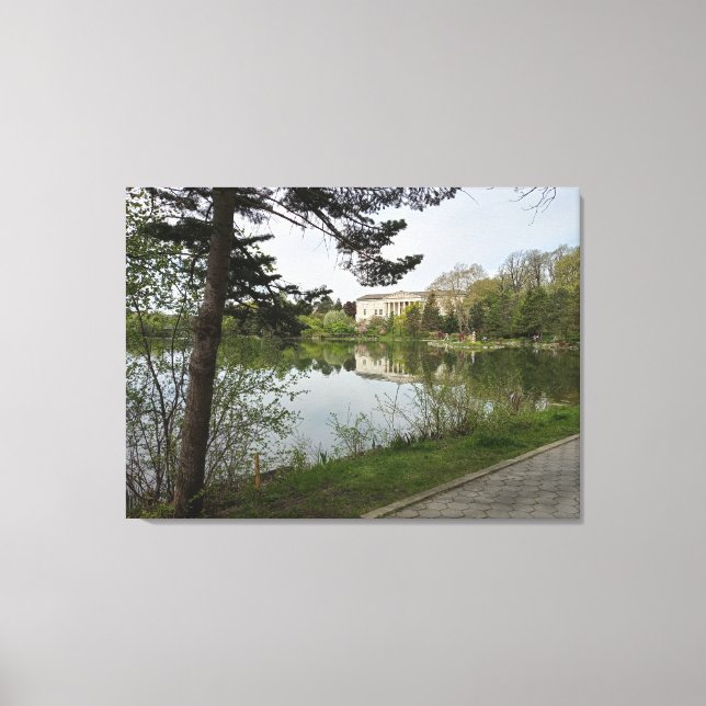 Toile Musée d'histoire de Buffalo Réflexions (Recto)