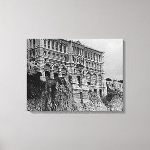 Toile Musée océanographique de Monaco vintage