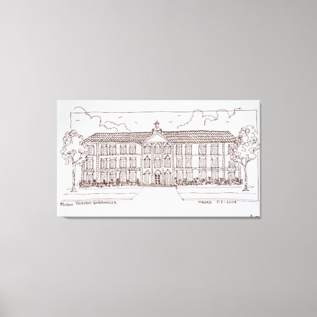 Toile Museo Thyssen-Bornemisza | Madrid, Espagne (Recto)